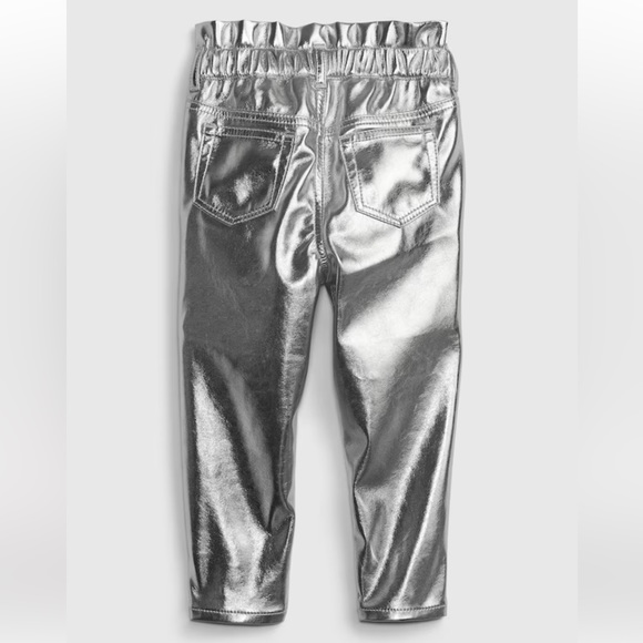 NWOT Gap Toddler Metallic Just Like Mom Jeans - Picture 2 of 3